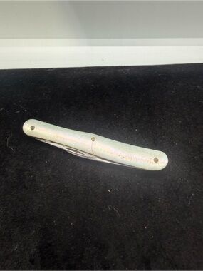 Vintage Germany Mother of Pearl Folding Pen Knife Pocket Knife